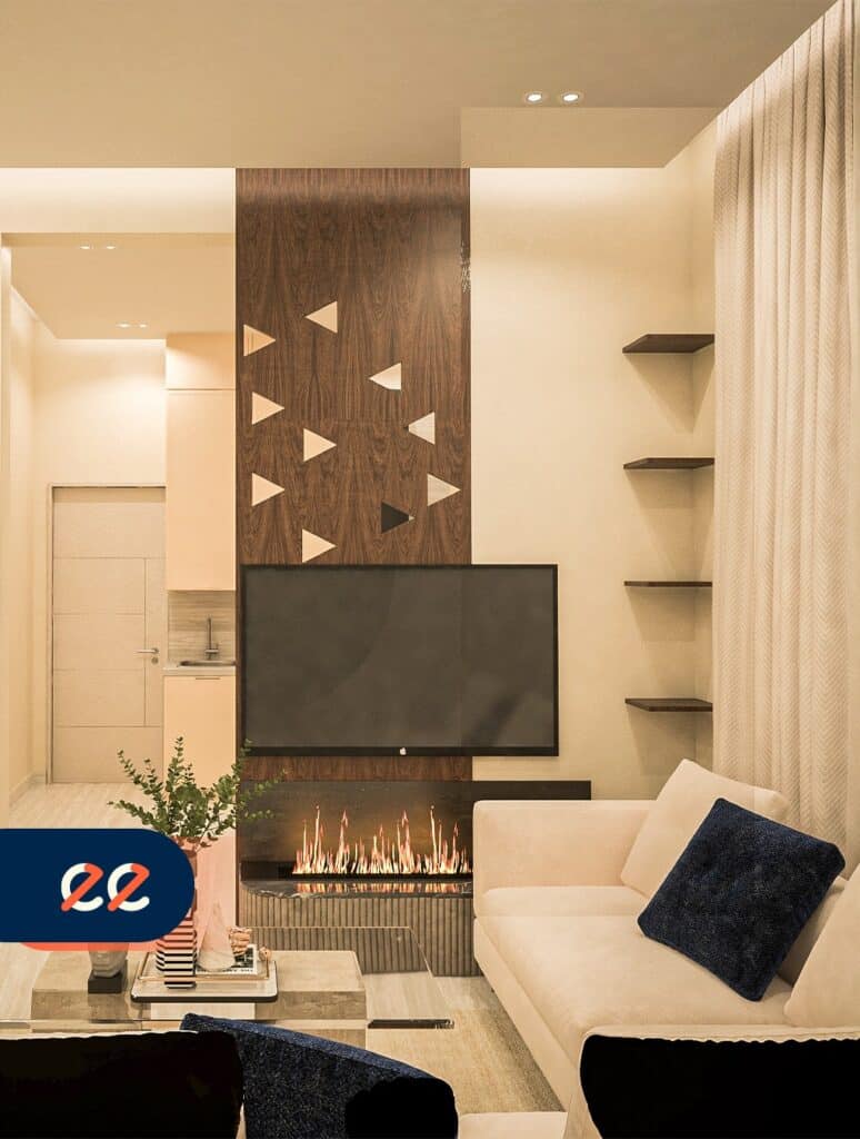 تصميم داخلي لشقة سكنية