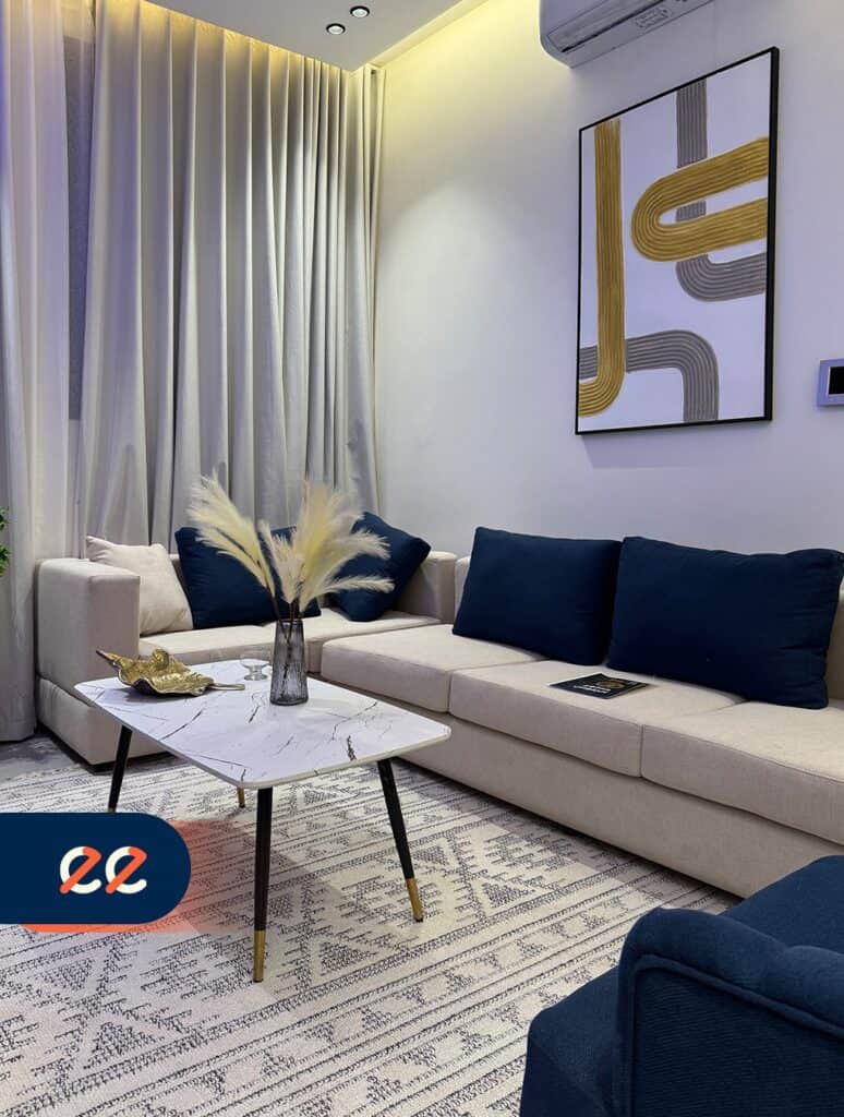 شقة سكنية بالنمط المودرن