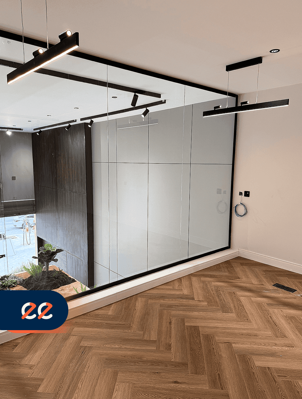 تصوير ديكور داخلي حديث يعكس مشاريع ايلفينز للتصميم الداخلي وجودة التنفيذ في المشاريع السكنية والتجارية.