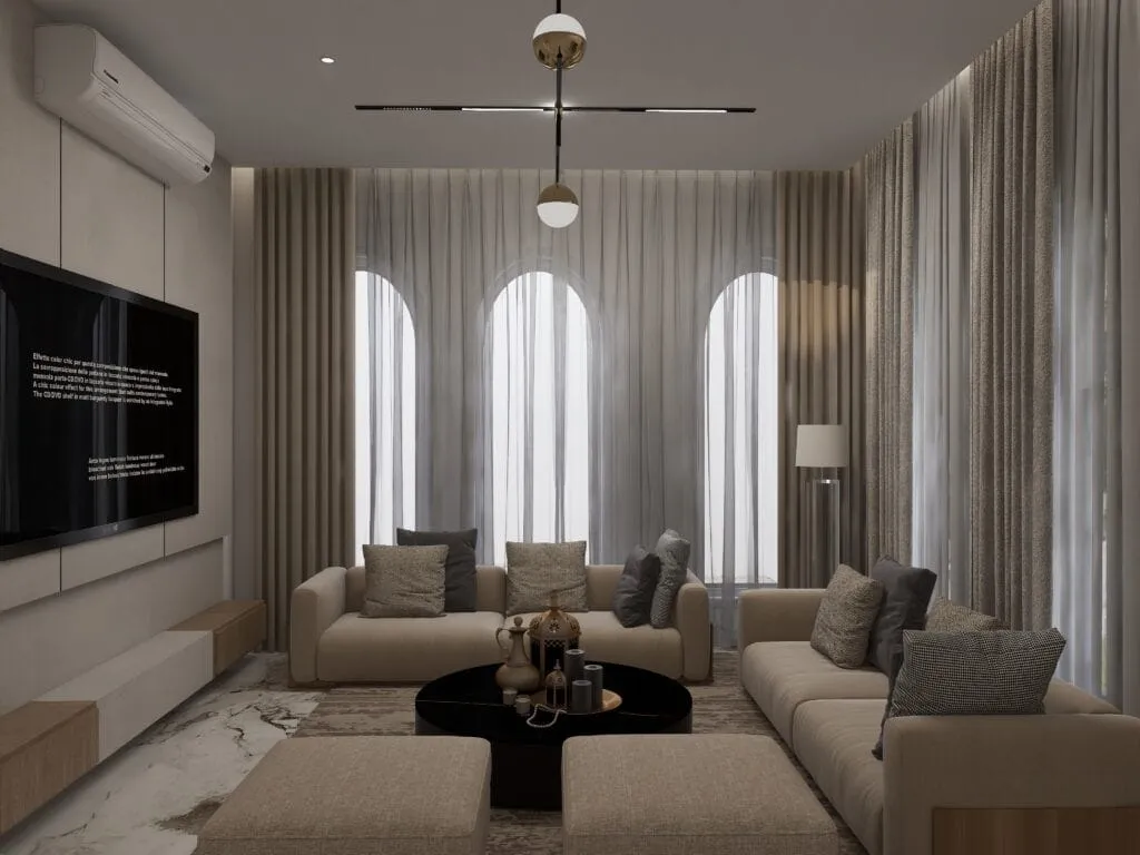 تصميم داخلي فيلا سكنية - صورة 4